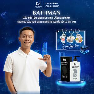 DẦU GỘI TẮM SINH HỌC 3IN1 DÀNH CHO NAM - BATHMAN 400ML