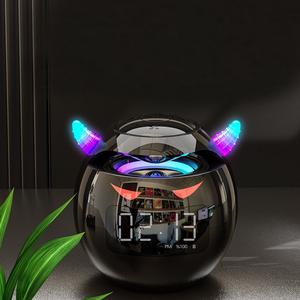 [ Freeship ] Loa Bluetooth G9 Quỷ Nhỏ Clock Đồng Hồ Báo Thức Audio Loa Siêu Trầm Mini Có Thể Cắm Vào Củ Loa Nghe Nhạc