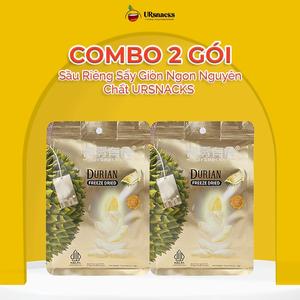 [COMBO 2 GÓI]  Sầu Riêng Sấy Giòn Ngon Nguyên Chất URSNACKS (32g x 2)