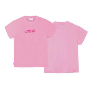 áo thun baby tee local brand PUBERTY OnOn LOGO BABY TEE / PINK