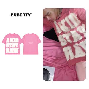 áo thun localbrand PUBERTY A KID STAY RAW / HEAVY PINK ( LIMITED EDITION )