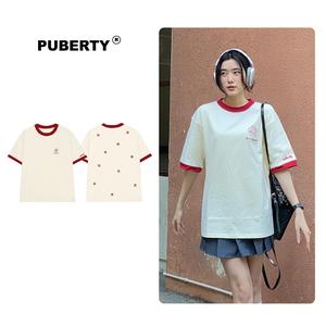 áo thun localbrand PUBERTY snowflake ringer tee
