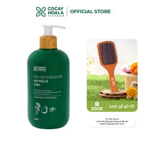 [PHIÊN BẢN NÂNG CẤP] Dầu Gội Thảo Dược Hà Thủ Ô Cỏ Cây Hoa Lá 420g 2in1 Giảm Rụng Hỗ Trợ Mọc Tóc Cocayhoala 420g - Tặng Xịt tóc Hà Thủ Ô Đỏ 100ml và Túi vải CCHL