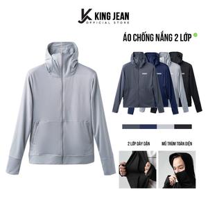 Áo chống nắng 2 lớp chất vải dày dặn thoáng mát co giãn nhẹ chống nắng tốt