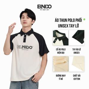 Áo Thun Cổ Tròn và Polo Nam Nhiều Màu Vải Co Giãn 4 Chiều Không Xù Lông Thoáng Mát Form Suông Unisex ELNIDO