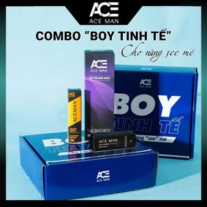 Bộ quà tặng nam giới, tặng bạn trai ACEMAN - Combo Boy Tinh Tế gồm Bọt vệ sinh và Serum lăn nách nam hoặc Son dưỡng môi nam giới tặng kèm hộp quà