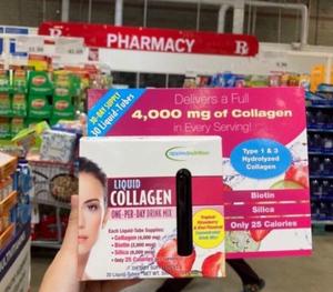 Nước uống đẹp da collagen của Mỹ hộp 30 tuýp x 10ml (Hàng Chính Hãng)