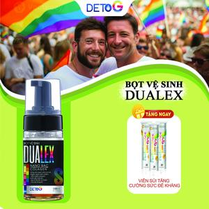 DuaLex bọt vệ sinh GLBT nano Bạc làm sạch khử mùi hôi làm dịu da duy trì độ ẩm tự nhiên