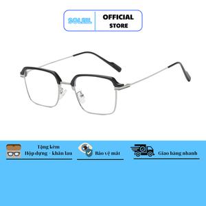 Mắt Kính SOLEIL cản gió, chắn bụi thời trang có thể lắp kính cận mã A03