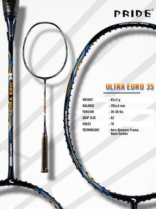 Vợt cầu lông Pride Ultra Ero 35 - vợt cầu lông chưa căng dây - chưa căng lưới - sport Cán Vợt Cacbon