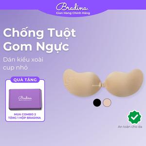 Áo Bra dán Silicone Xoài Bradina Cài Trước Nâng Đẩy ABD2 Nữ Đen
