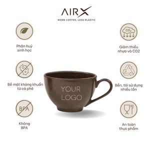 Ly Latte Làm Từ Bã Cà Phê - 300ml - Khắc Tên/Logo Theo Yêu Cầu