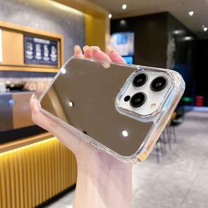 Ốp Lưng Tráng Gương Bạc TPU Phụ Kiện IPhone