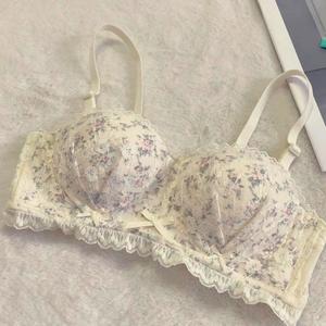 Đồ Lót Nhật Bản, Dễ Thương Và Gợi Cảm, Dành Cho Phụ Nữ, Ngực Nhỏ, Nâng Ngực, Không Có Vòng Thép, Áo Không Dây Gợi Cảm, Bộ Áo Ngực Biểu Diễn Cho Nữ, Thiết Kế Bản To