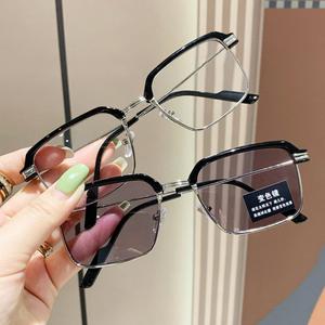 Kính đọc sách mới, độ nét cao chốngxanh biển ánh sáng, đổi màu cận thị YH006