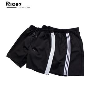 Quần Đùi Thun 3 Sọc 1 Sọc Thể Thao Nam Nữ Ống Rộng Unisex Sport Tập Thể Dục Tập Gym