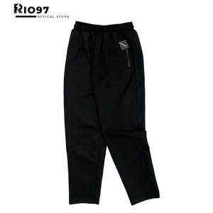 Quần Thể Thao Ống Suông Túi Kéo Thun Poly Kiểu Dáng Thời Trang Phong Cách Nam Nữ