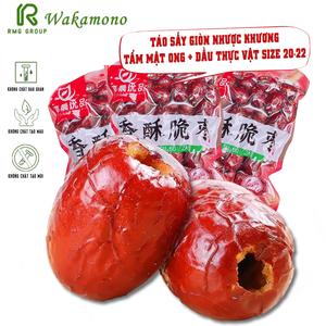 Táo đỏ Tân Cương sấy giòn nhà Wakamono 252g Cay Ăn Vặt Snack Food Chua Thức Ăn