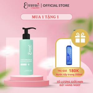 Gel Rửa Mặt Emmié Sạch Sâu Và Kiểm Soát Mụn, Dưỡng Ẩm Da Làm Đẹp Da 180ml (Bao Bì Cũ), Skincare Dành Cho Nam Và Nữ sữarửamặt