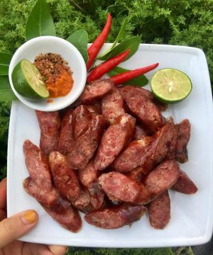 Lạp Sườn Tây Bắc 500g Thơm Ngon ATVSTP - Ăn Vặt Snack Sen