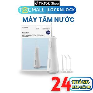Tăm Nước LocknLock Vệ Sinh Răng Miệng, Máy Tăm Nước Cầm Tay Chính Hãng Không Dây ENR154WHT T2C Mall