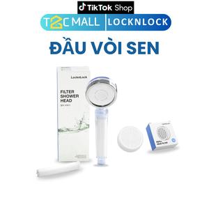 Đầu vòi sen lọc nước LocknLock 80mm - Vòi hoa sen khử độc nước , lọc clo, vòi sen tăng áp LBW400 LBW401 LBW402 - T2CMALL