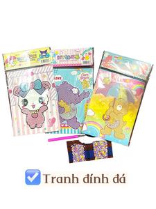 Bộ đồ chơi tranh đính đá gấu dâu cho bé(808-47)