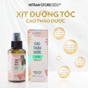Xịt Tóc Cao Thảo Dược 100ml - Hỗ Trợ Chăm Sóc Tóc Suôn Mượt Dưỡng Tóc Nữ