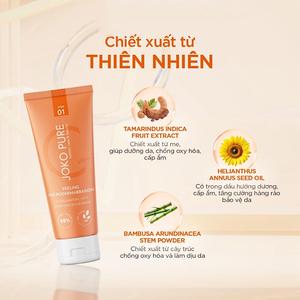 Tẩy tế bào chết da mặt Joko Pure Vitamin C thu nhỏ lỗ chân lông, sáng da, mờ thâm 100ml
