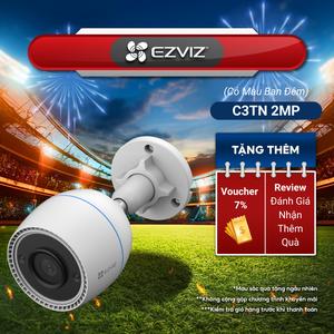 Camera C3TN 2MP Ezviz Ngoài Trời Có Màu Ban Đêm, Thu âm Giọng Nói, Báo Động Đèn, Dùng Wifi và Cổng Mạng Lan