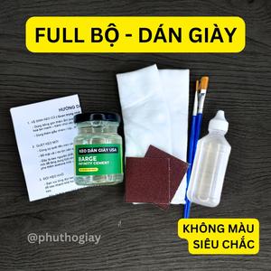 Set keo dán giày - 5 trong 1 - Siêu bền , trong suốt , an toàn - Barge Infinity Cement