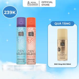 [TẶNG DẦU GỘI KHÔ GIRLZ ONLY VÀNG 100ML-GO009] BỘ ĐÔI DẦU GỘI KHÔ GIRLZONLY 200ML hỗ trợ phồng tóc