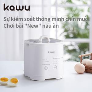 【Máy hấp trứng thông minh】 Kawu máy hấp trứng tự động đa chức năng,Máy luộc trứng, máy hấp trứng mini, nồi hấp, model XM-ZD10