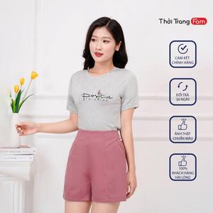 Áo Thun Ngắn Tay  nữ Chất cotton mềm mịn Form suông- thương hiệu FAM