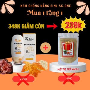 Kem chống nắng 5in1 + {tặng 1 hộp socola 120k} thay phấn trang điểm SPF 50 Skincare Làm Đẹp Da Nữ tất cả các loại da sunscreen