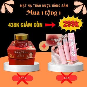 Mặt Nạ Thảo Dược Hồng Sâm Giúp Tái Tạo Da Chống Lão Hóa - Beauty Spa Thùy My - Skincare Women tất cả các loại da vitaminc