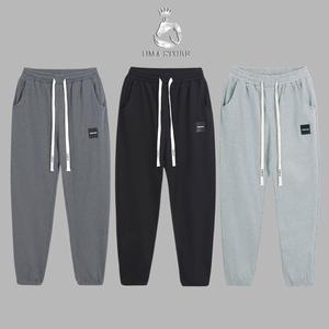 QUẦN NỈ TĂM JOGGER U.M.A bo chun, có DÂY RÚT BẢN TO mác Vuông, năng động fom dáng thể thao, thanh lich, ấm áp, khỏe khoắn NEW Màu đen Thông thường Trơn Đồng Sport có thể giặt máy thời_trang