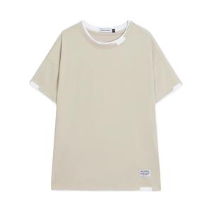 Áo Thun LAYER COTTON new 2023 - UMASTORE. Top Menswear Cổ Tròn Nam Áo Thun Trắng