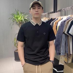 Áo polo nam có cổ KENJI - thêu chữ M vải cá sấu cotton CMC UMA, nam tính, thanh lịch, sang trọng - POLOUMAOR Menswear Top Shirt Ngắn Tay Trắng hàn quốc thường Cộc Tay