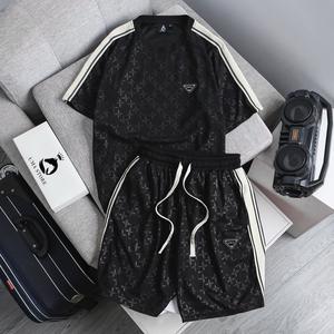 Bộ quần áo tổ ong nam nữ RYDER họa tiết chìm phối kẻ chất tổ ong hot new 2024 U.M.A Menswear thể thao thanh lịch trang trọng phong độ ( POLOUMAOR ) Chạy Bộ Sport Trang Phục đơn giản đủ màu sắc đen m thường