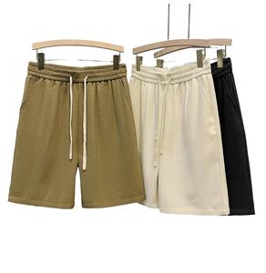 quần short nam vải tổ ong lụa, mềm mịn, trẻ trung - POLOUMAOR chỉ 99k Menswear Quần Lửng Trắng Tre