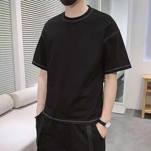 ÁO THUN CỔ TRÒN TRƠN CHẤT LIỆU VẢI THỂ THAO NEW MÁT LỊM HOT NHẤT 2024 ( POLOUMAOR ) Menswear Top Nam Đen