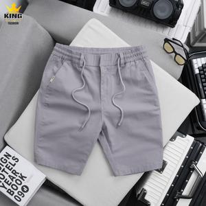 QUẦN SHORT_KINGFASHION Menswear Nhiều Màu Chất Liệu Kaki Cao Cấp Lưng Thun Dây Rút Có Khóa Kéo Vải Co Giãn. Trẻ trung, năng động, mạnh mẽ. Kem Màu Đen Nhung