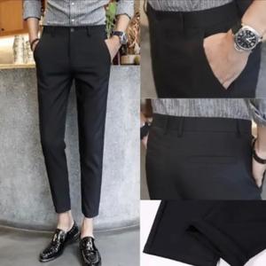 QUẦN TÂY ÂU NAM_ Chất Vải COTTON Co Giãn 4 Chiều CAO CẤP Vải Không Nhăn Không Xù Trẻ Trung Lịch Lãm  Menswear Đen Kem Pants Jean