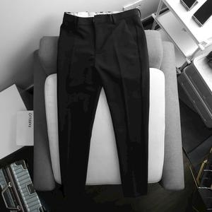 QUẦN TÂY ÂU NAM_ XẾP LY CAO CẤP_ Phong cách trẻ trung năng động  lịch lãm Menswear Cotton Màu Đen  Pants Kem