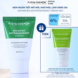 [COMBO MUA 1 TẶNG 1] Kem Khử Mùi, Ngăn Tiết Mồ Hôi, Dưỡng Sáng FREYA COSMOS ADVANCED ANTIPERSPIRANT CREAM - 30gr cho Nữ