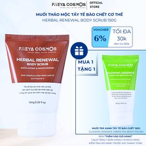 [COMBO MUA 1 TẶNG 1] Muối Thảo Mộc Làm Sạch Da Chết Freya Cosmos Herbal Renewal Body Scrubs 150gr Nữ Dưỡng Da Body Dưỡng Body Women