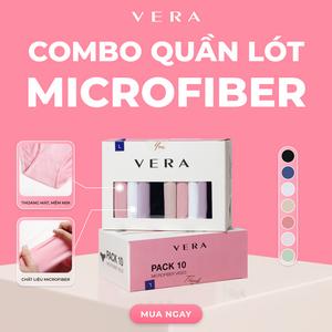 Combo 10 Quần Lót Nữ Thun Lạnh VERA thoáng mát, thoải mái - 6323 [GIAO MÀU NGẪU NHIÊN]