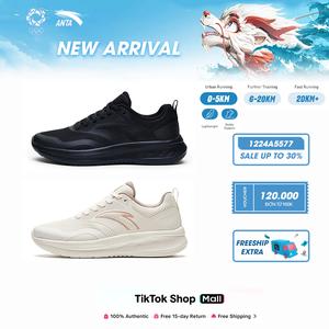 Giày Chạy Bộ, PickleBall Nữ Lightweigh Running Shoes Dòng Chạy Nghiệp Dư 5km Siêu Nhẹ, Tập Thể Dục, Thoáng Khí  - Giày Thể Thao Running Đế Cao Su Đàn Hồi, Êm Ái Bảo Hành Chính Hãng Anta Sport 1224A5577